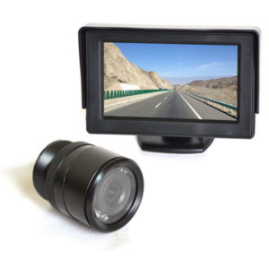 car backup camera system with flush mount camera
