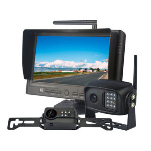 7 inch wireless license plate backup camera system