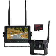 wireless backup camera system with built-in DVR 