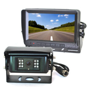 Motorized Shutter Reverse Camera kit With Heater For RV Concrete Mixer Truck Bus