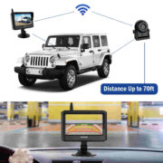 Wireless Magnetic Battery Powered Portable Car Rear View Reverse Backup Camera 2